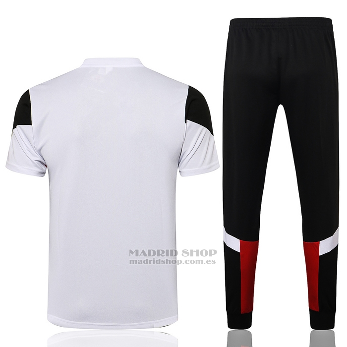 Chandal del AC Milan Manga Corta 2021-2022 Blanco